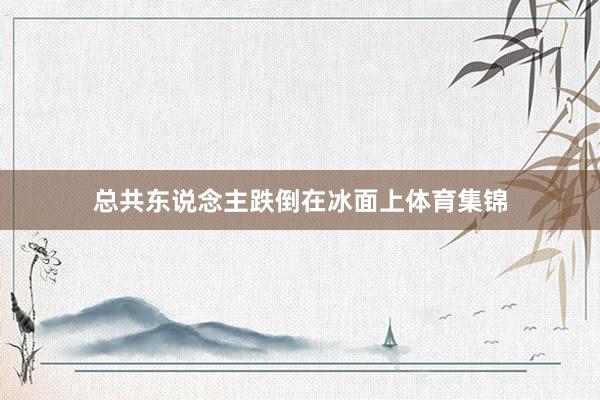 总共东说念主跌倒在冰面上体育集锦