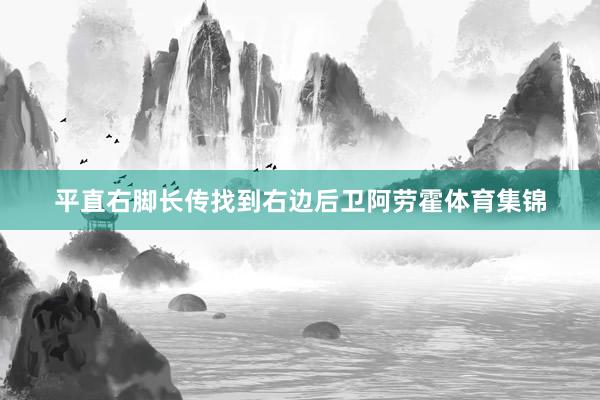 平直右脚长传找到右边后卫阿劳霍体育集锦