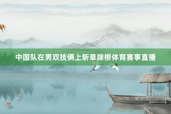 中国队在男双技俩上斩草除根体育赛事直播