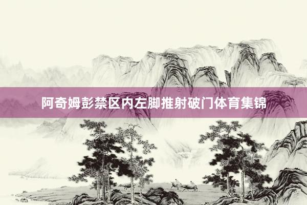 阿奇姆彭禁区内左脚推射破门体育集锦