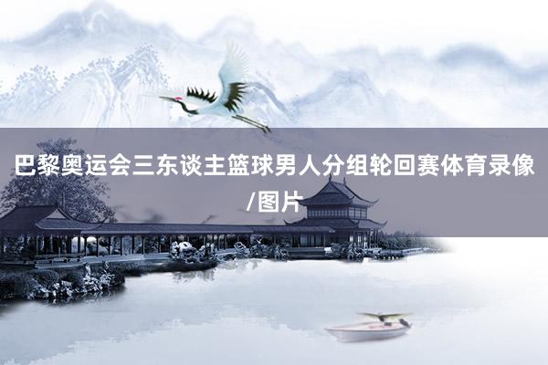 巴黎奥运会三东谈主篮球男人分组轮回赛体育录像/图片