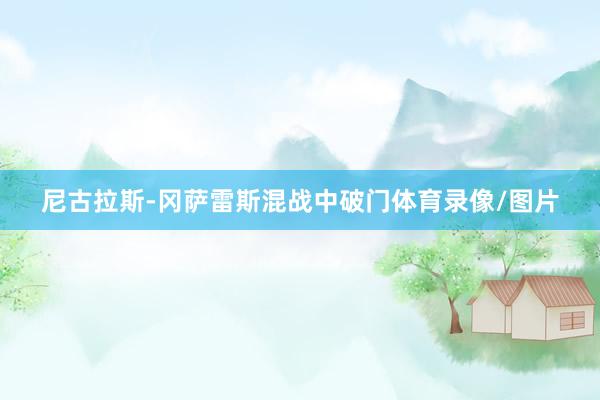 尼古拉斯-冈萨雷斯混战中破门体育录像/图片