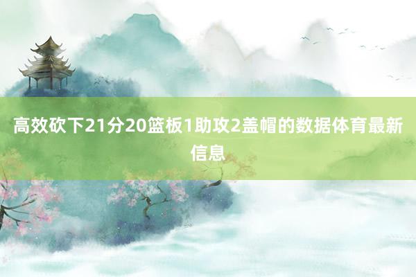 高效砍下21分20篮板1助攻2盖帽的数据体育最新信息