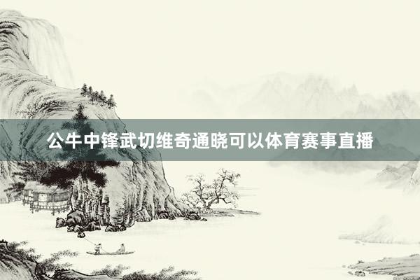 公牛中锋武切维奇通晓可以体育赛事直播