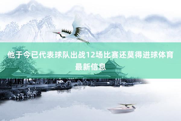 他于今已代表球队出战12场比赛还莫得进球体育最新信息