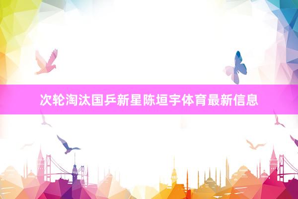 次轮淘汰国乒新星陈垣宇体育最新信息